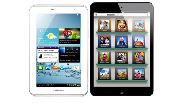 Экраны iPad или Galaxy Tab