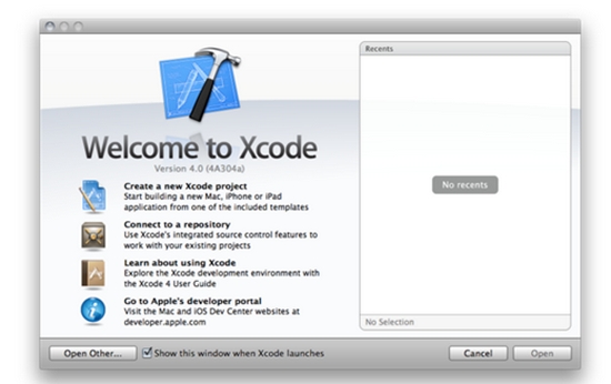 Работа в Xcode