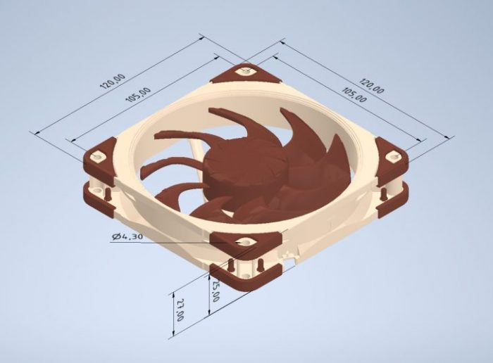 Noctua выпустила 3D-модели вентиляторов, но запретила их печатать