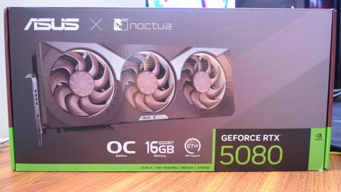ASUS GeForce RTX 5080 Noctua Edition — обзор видеокарты с тихим охлаждением Noctua