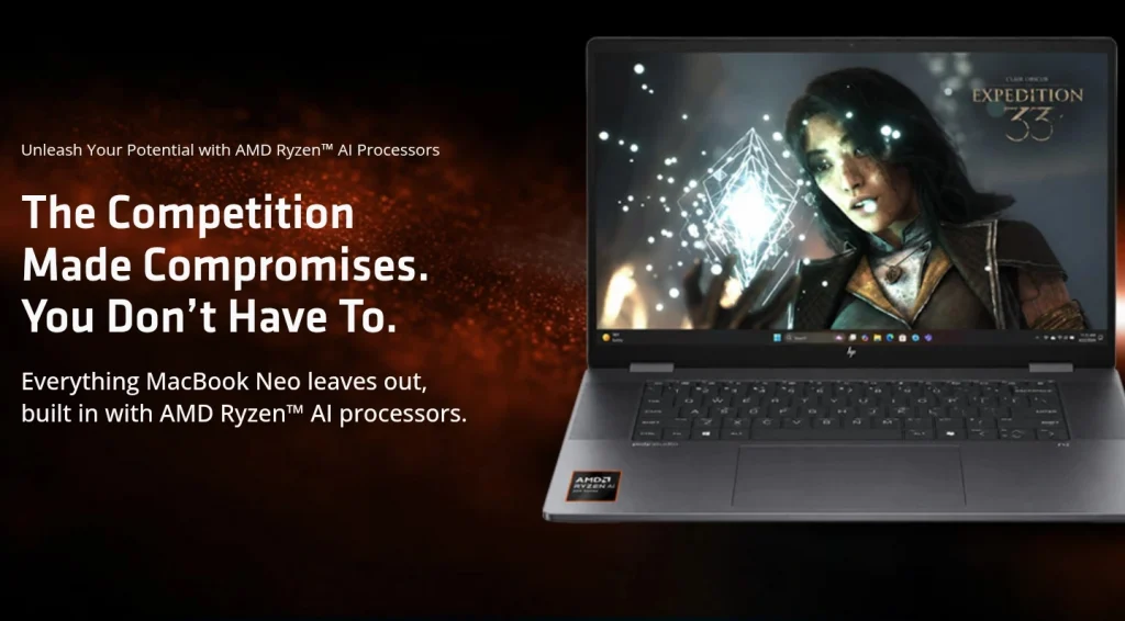AMD высмеяла MacBook Neo за слабую игровую совместимость