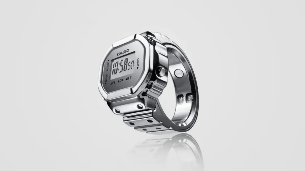 Casio представила умное кольцо CRW-H001 в стиле культовых часов Ring Watch