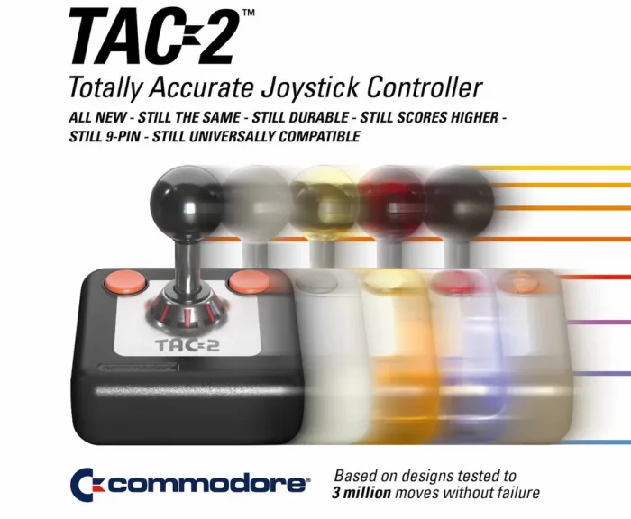 Commodore возродила легендарный джойстик TAC-2 спустя более 40 лет