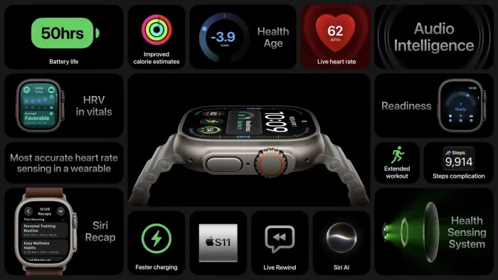 Apple представила Watch Series 12 и Ultra 4 с новым мониторингом здоровья и Audio Intelligence